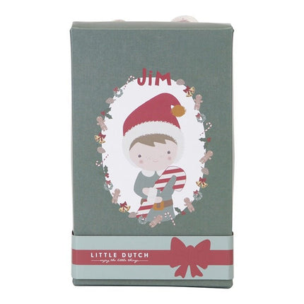 Little Dutch Knuffelpop Jim Kerst 35cm - Little Dutch - Babywinkel - 8713291445390
