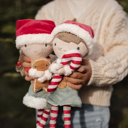 Little Dutch Knuffelpop Jim Kerst 35cm - Little Dutch - Babywinkel - 8713291445390