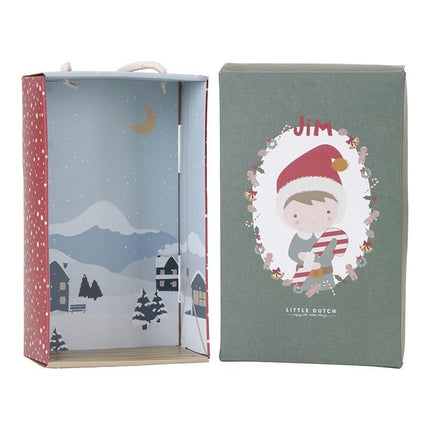 Little Dutch Knuffelpop Jim Kerst 35cm - Little Dutch - Babywinkel - 8713291445390