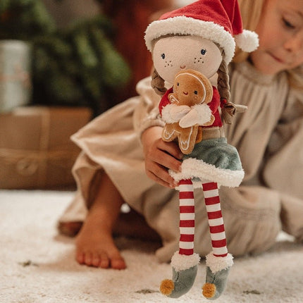 Little Dutch Knuffelpop Rosa Kerst 35cm - Little Dutch - Babywinkel - 8713291445383