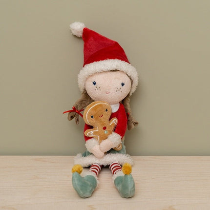 Little Dutch Knuffelpop Rosa Kerst 35cm - Little Dutch - Babywinkel - 8713291445383
