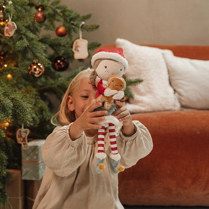 Little Dutch Knuffelpop Rosa Kerst 35cm - Little Dutch - Babywinkel - 8713291445383