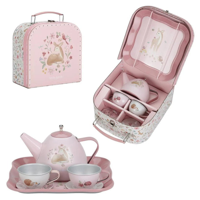 Little Dutch Kofferset Theeservies Fairy Garden - Little Dutch - Babywinkel - 8712051138398