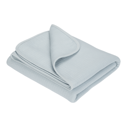 Little Dutch Ledikantdeken Zomer Pure Soft Blue - Little Dutch - Babywinkel - 8718734811152