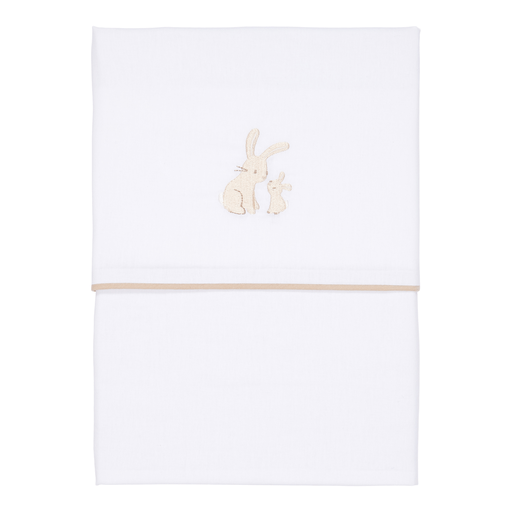 Little Dutch Ledikantlaken Baby Bunny Geborduurd - Little Dutch - Babywinkel - 8720847023797