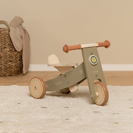 Little Dutch Loopfiets Driewieler Olive - Little Dutch - Babywinkel - 8713291771246