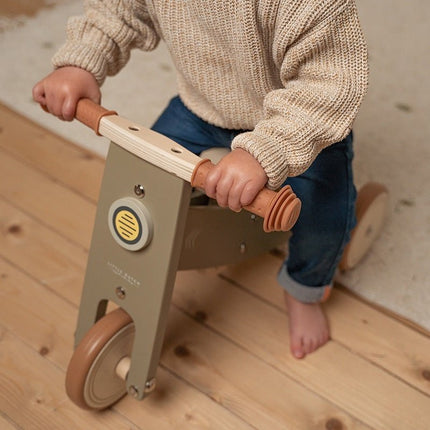 Little Dutch Loopfiets Driewieler Olive - Little Dutch - Babywinkel - 8713291771246