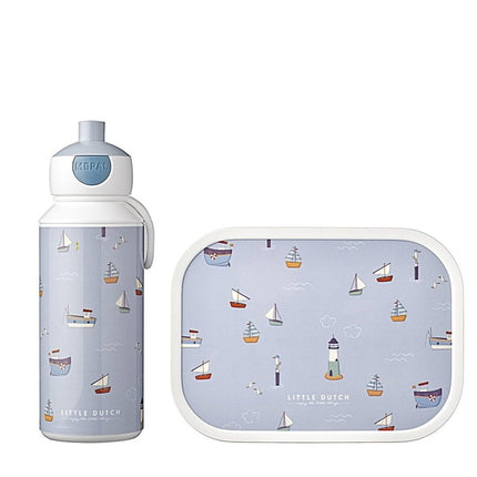 Little Dutch Lunchset Campus Drinkfles+Lunchbox Sailors Bay - Little Dutch - Babywinkel - 8720294016540