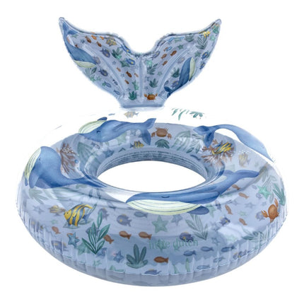 Little Dutch Ocean World Zwemring 91cm + Staart koop je bij Babywinkel