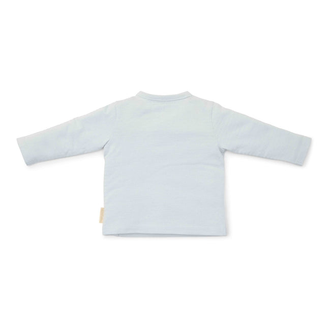 Little Dutch Overslag Shirt Baby Lange Mouw Baby Blue - Babywinkel - 8721122571972