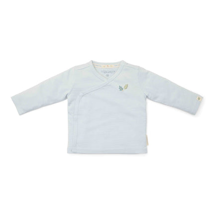 Little Dutch Overslag Shirt Baby Lange Mouw Baby Blue - Babywinkel - 8721122571972