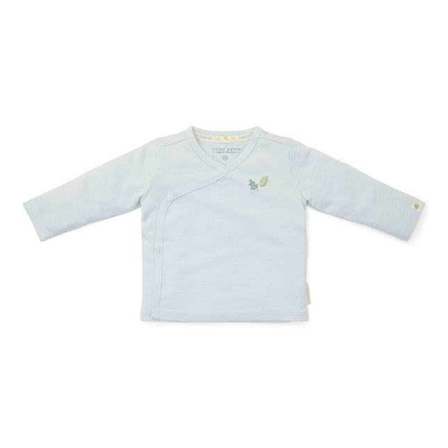 Little Dutch Overslag Shirt Baby Lange Mouw Baby Blue - Babywinkel - 8721122571972