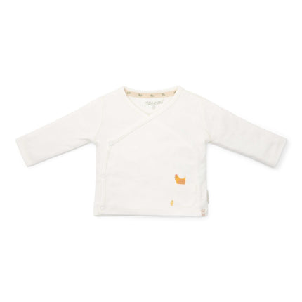 Little Dutch Overslag Shirt Baby Lange Mouw Off White - Little Dutch - Babywinkel - 8720986873895