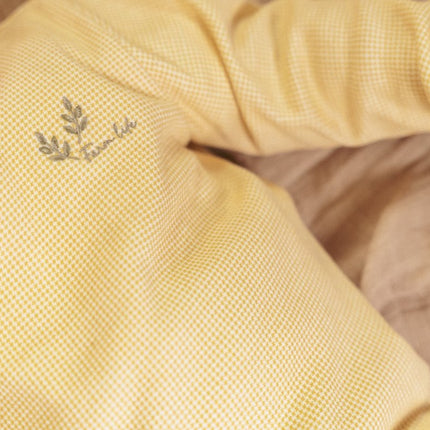 Little Dutch Overslag Shirt Baby Lange Mouwen Yellow Check - Little Dutch - Babywinkel - 8720986873833