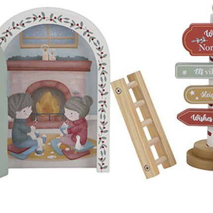 Little Dutch Pop Up Speelgoed Kerstdeurtje - Little Dutch - Babywinkel - 8713291448711