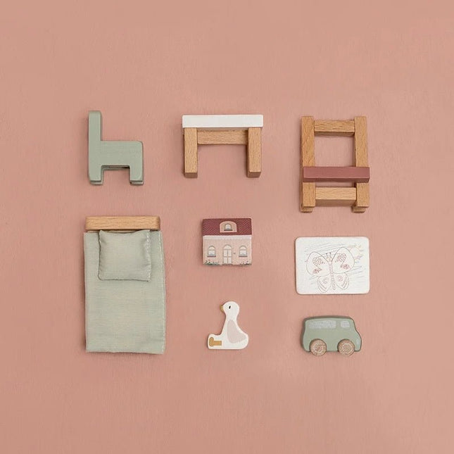 Little Dutch Poppenhuis Meubels Kinderkamer - Little Dutch - Babywinkel - 8713291771192