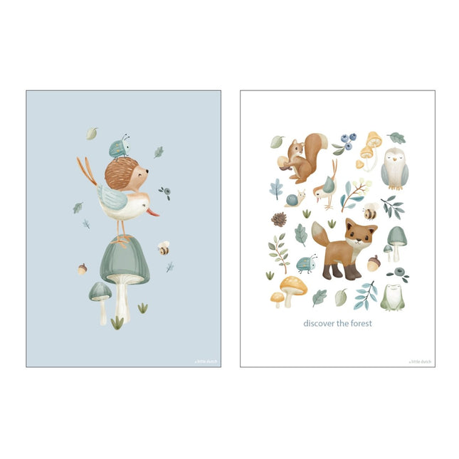 Little Dutch Poster Forest Wonder A3 - Little Dutch - Babywinkel - 8721122570463