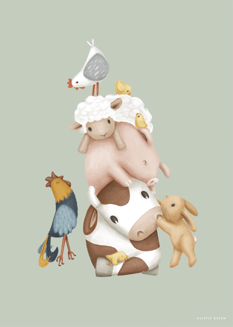 Little Dutch Poster Little Farm A3 – Babywinkel Little Dutch Poster Little Farm A3 – Babywinkel