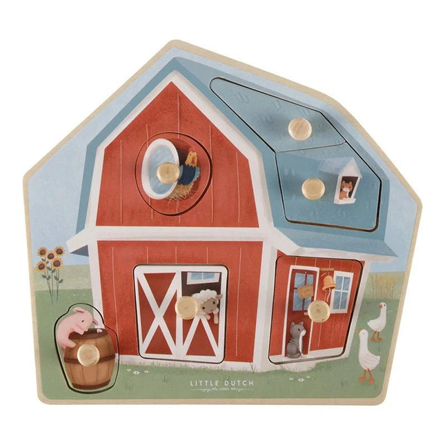 Little Dutch Puzzel Hout Little Farm - Little Dutch - Babywinkel - 8713291771581