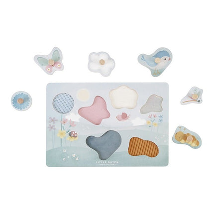 Little Dutch Puzzel Om Te Voelen Flowers & Butterflies - Little Dutch - Babywinkel - 8713291447653