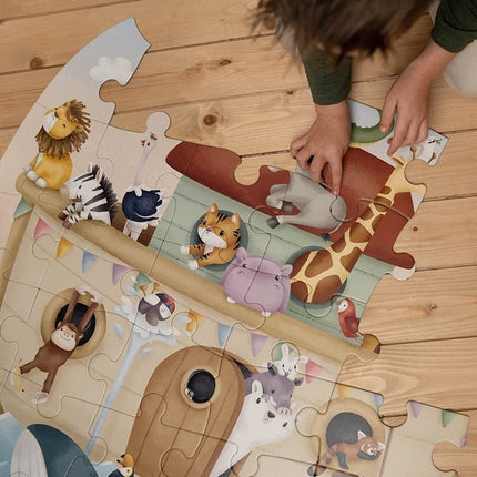 Little Dutch Puzzel Vloer Ark Van Noach - Little Dutch - Babywinkel - 8713291770577