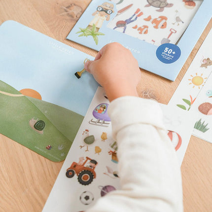 Little Dutch Raamstickers Jim En Friends - Little Dutch - Babywinkel - 8714274125575