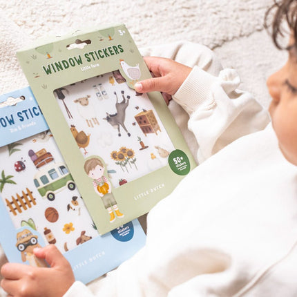 Little Dutch Raamstickers Jim En Friends - Little Dutch - Babywinkel - 8714274125575