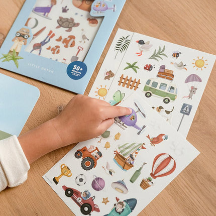 Little Dutch Raamstickers Jim En Friends - Little Dutch - Babywinkel - 8714274125575