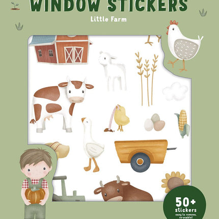 Little Dutch Raamstickers Little Farm - Little Dutch - Babywinkel - 8714274125599