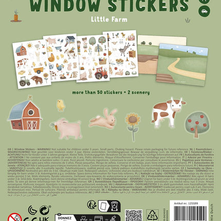 Little Dutch Raamstickers Little Farm - Little Dutch - Babywinkel - 8714274125599