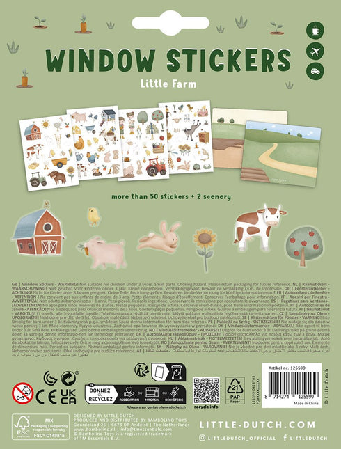 Little Dutch Raamstickers Little Farm koop je bij Babywinkel