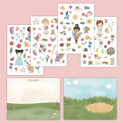 Little Dutch Raamstickers Rosa En Friends - Little Dutch - Babywinkel - 8714274125582