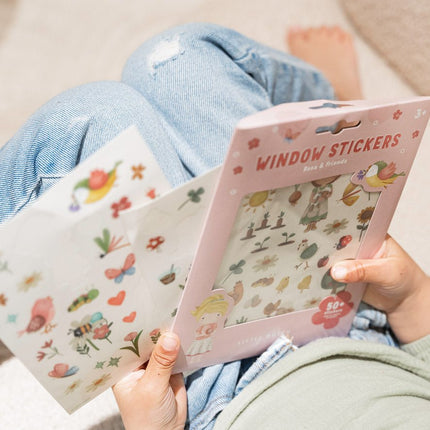 Little Dutch Raamstickers Rosa En Friends - Little Dutch - Babywinkel - 8714274125582