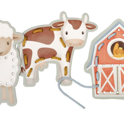 Little Dutch Rijgkaarten Little Farm - Little Dutch - Babywinkel - 8714274125605