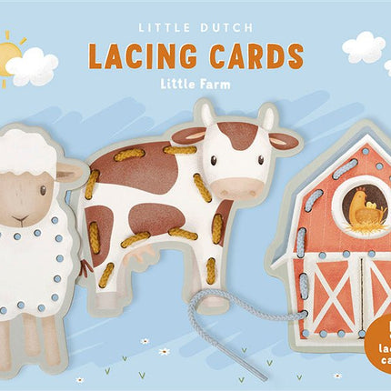 Little Dutch Rijgkaarten Little Farm - Little Dutch - Babywinkel - 8714274125605