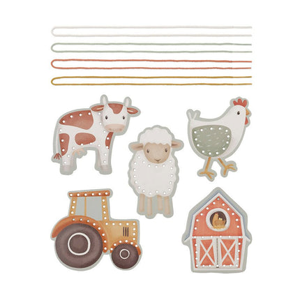 Little Dutch Rijgkaarten Little Farm - Little Dutch - Babywinkel - 8714274125605
