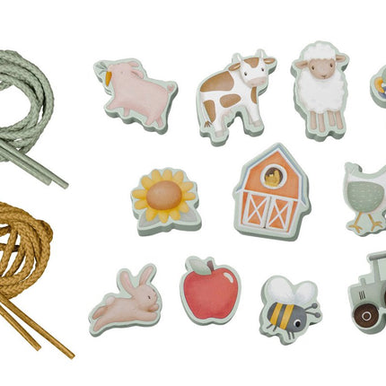 Little Dutch Rijgkralen Little Farm - Little Dutch - Babywinkel - 8714274125612
