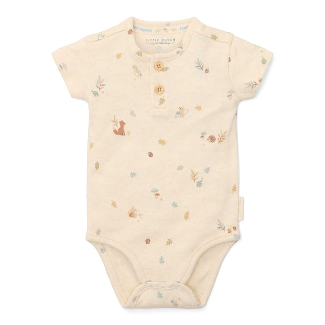 Little Dutch Romper Forest Nature Korte Mouw - Babywinkel - 8721122571613
