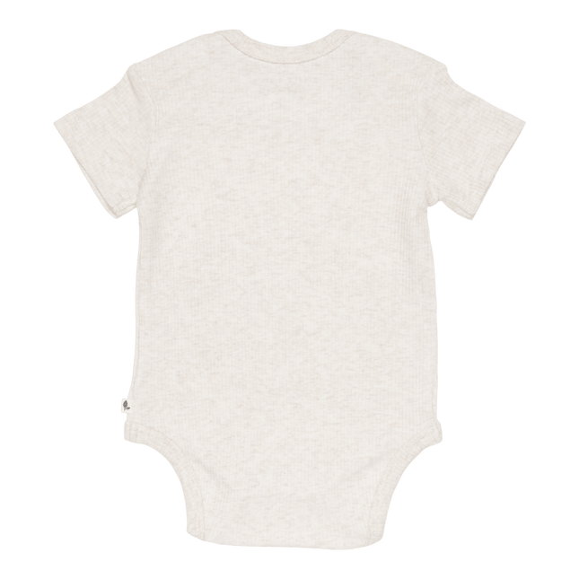 Little Dutch Romper Korte Mouw Rib Sand koop je bij Babywinkel
