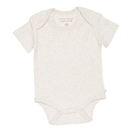 Little Dutch Romper Korte Mouw Rib Sand koop je bij Babywinkel