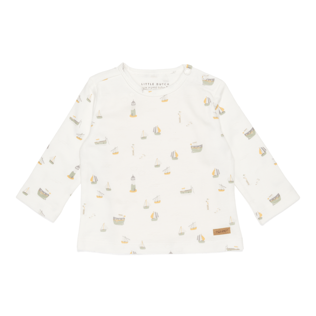 Little Dutch Shirt Lange Mouw Sailors Bay White - Little Dutch - Babywinkel - 8720168539335