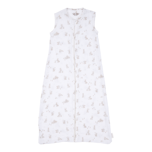 Little Dutch Slaapzak Baby Zomer Hydrofiel Wit Baby Bunny - Babywinkel - 8721122585108