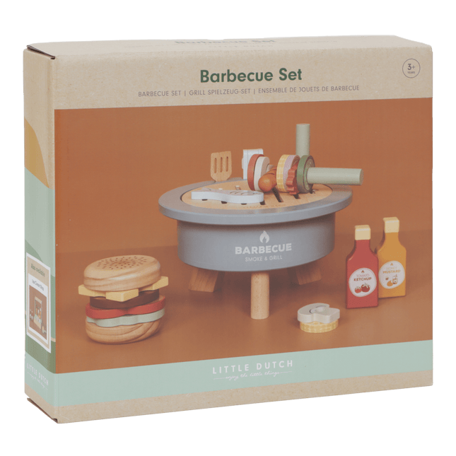 Little Dutch Speelgoed Bbq Hout - Little Dutch - Babywinkel - 8713291880214