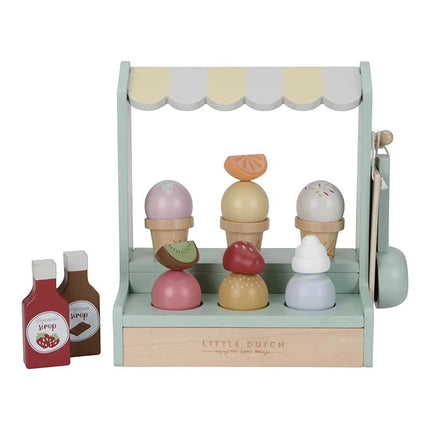 Little Dutch Speelgoed Ijskraam Blauw - Little Dutch - Babywinkel - 8713291880245