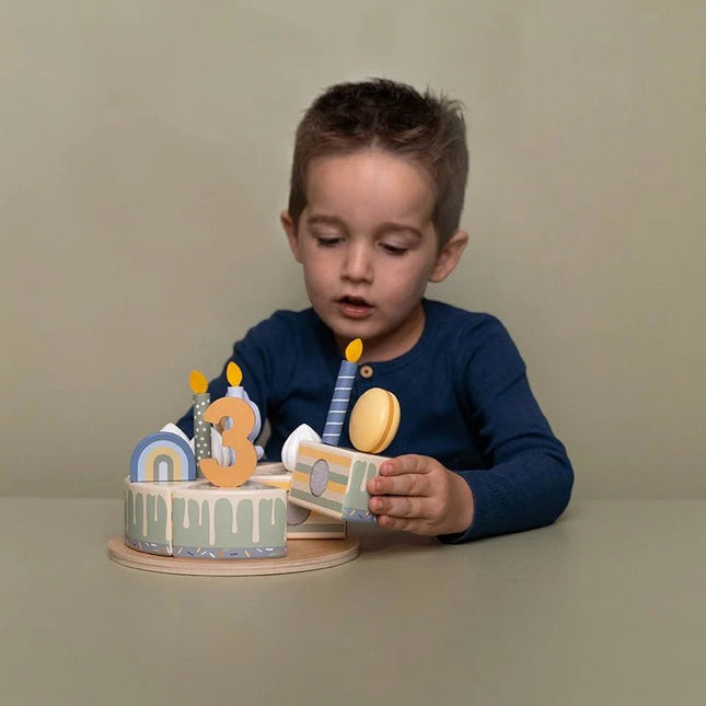 Little Dutch Speelgoed Taart Blauw - Little Dutch - Babywinkel - 8713291880160