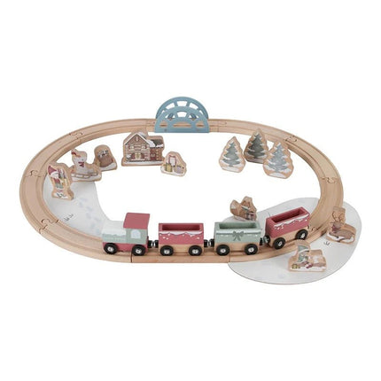 Little Dutch Speelgoed Treinbaan Kerst - Little Dutch - Babywinkel - 8713291448681