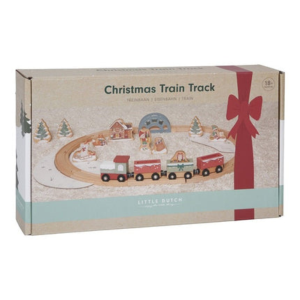 Little Dutch Speelgoed Treinbaan Kerst - Little Dutch - Babywinkel - 8713291448681