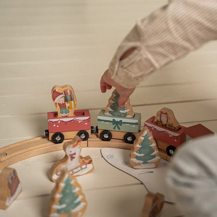 Little Dutch Speelgoed Treinbaan Kerst - Little Dutch - Babywinkel - 8713291448681