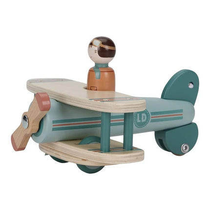 Little Dutch Speelgoed Vliegtuig Hout - Little Dutch - Babywinkel - 8713291880207