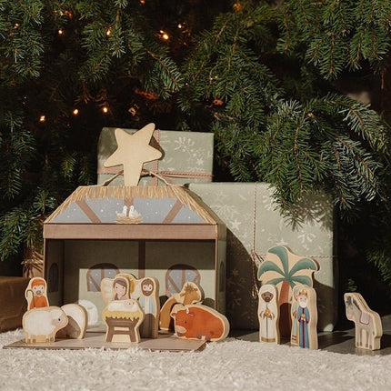 Little Dutch Speelkoffer Kerststal - Little Dutch - Babywinkel - 8713291448629